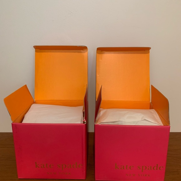New In Box: Kate Spade “Library Lane Platinum” Creamer + Sugar Bowl - Picture 5 of 6